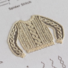 Embroidery Sampler Kit: Knit Sweater - Freshie & Zero Studio Shop