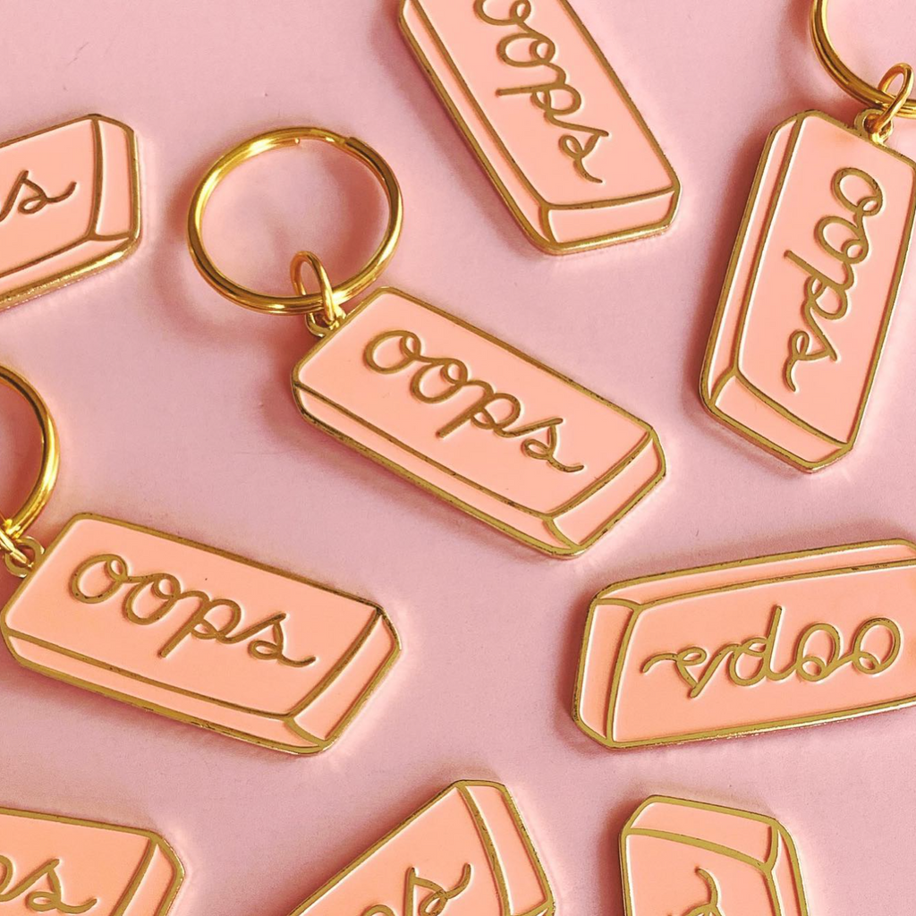 Oops Keychain | The Good Twin - Freshie & Zero Studio Shop