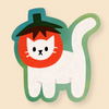 Collin Williams Stickers - Freshie & Zero Studio Shop tomato cat