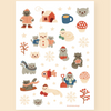 Winter Kitty Letter Writing Stationery Kit - Freshie & Zero Studio Shop