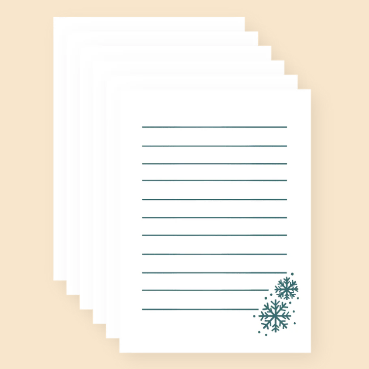 Winter Kitty Letter Writing Stationery Kit - Freshie & Zero Studio Shop