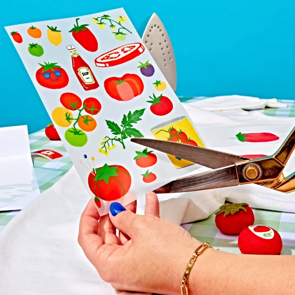 All Tomatoes Sheet Set Iron-On Art - Freshie & Zero Studio Shop