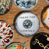 Press Here for Cocktails Glass Dome Paperweight - Freshie & Zero Studio Shop