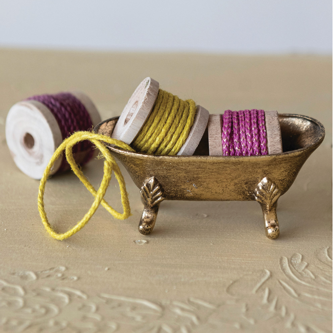 Pewter Bathtub Trinket Dish - Freshie & Zero Studio Shop