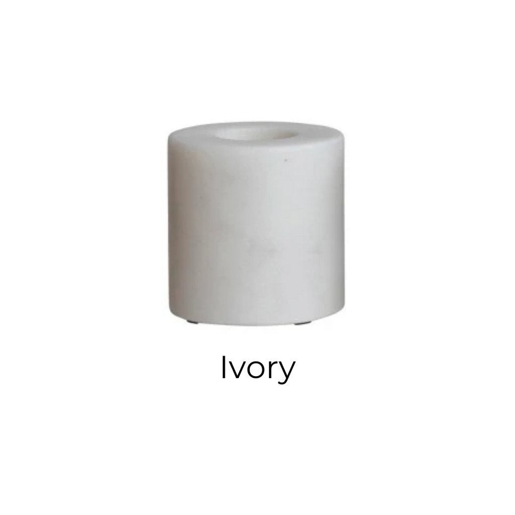 Marble Taper Candle Holder - Freshie & Zero Studio Shop