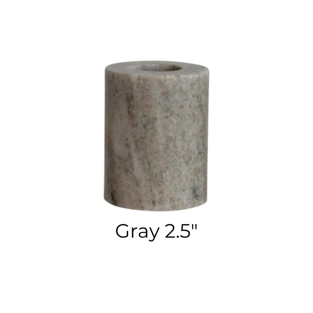 Marble Taper Candle Holder - Freshie & Zero Studio Shop
