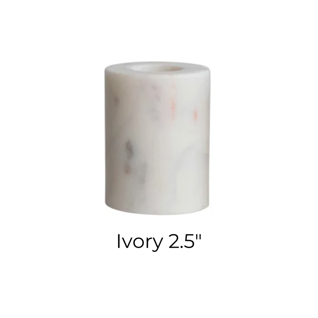 Marble Taper Candle Holder - Freshie & Zero Studio Shop