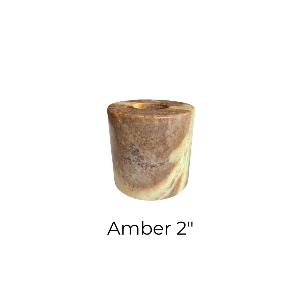 Marble Taper Candle Holder - Freshie & Zero Studio Shop