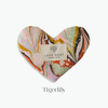 Marbled Love Heart Shaped Eye Pillow - Freshie & Zero Studio Shop