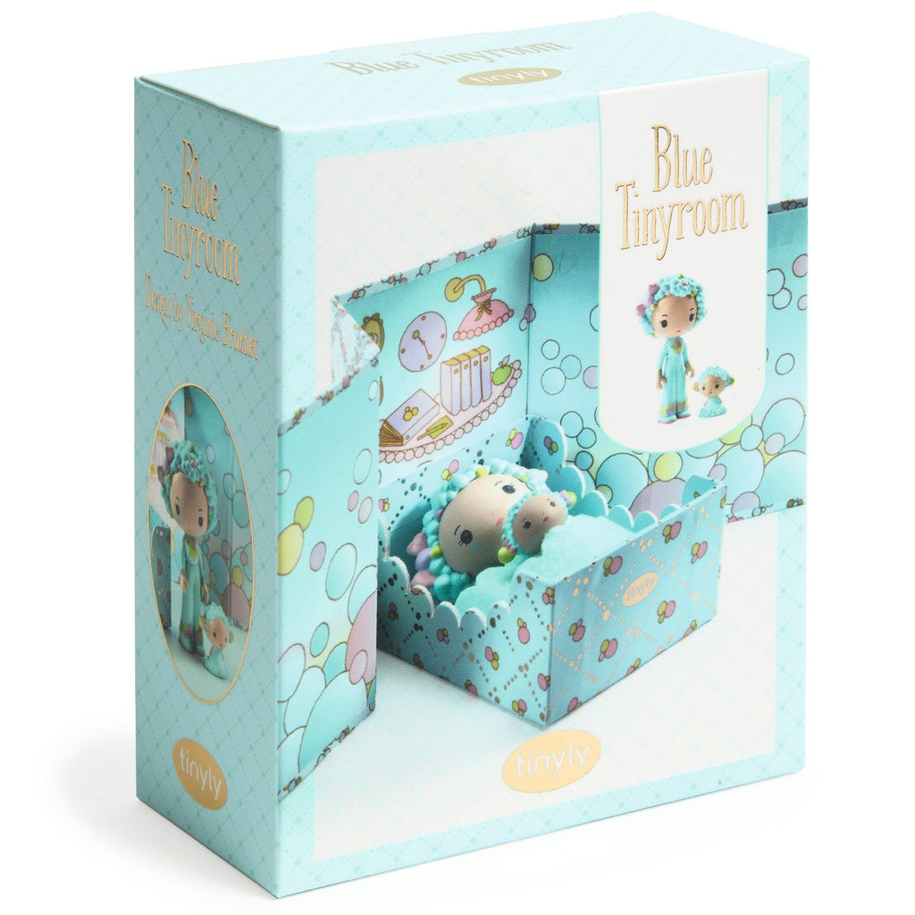 Blue & Bubble Tinyroom Tinyly Figurine Set - Freshie & Zero Studio Shop