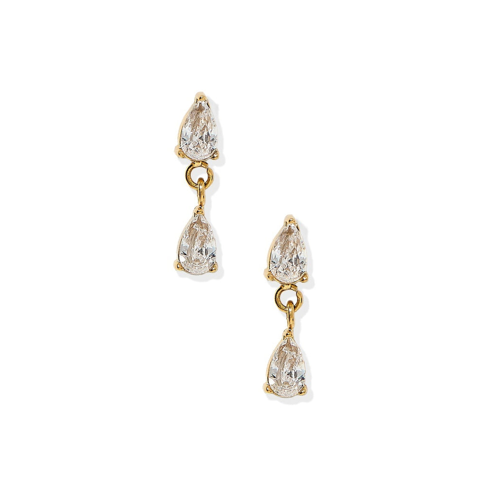 Vivian Crystal Flatback Waterproof Stud Earrings - Freshie & Zero Studio Shop