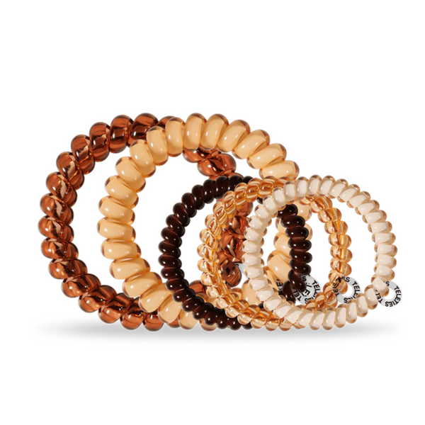 Teleties Mixed Size Coil Hair Ties - Set of 5 - Freshie & Zero Studio Shop