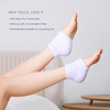 Moisturizing Heel Socks Purple: Infused with Olive + Jojoba Oils - Freshie & Zero Studio Shop