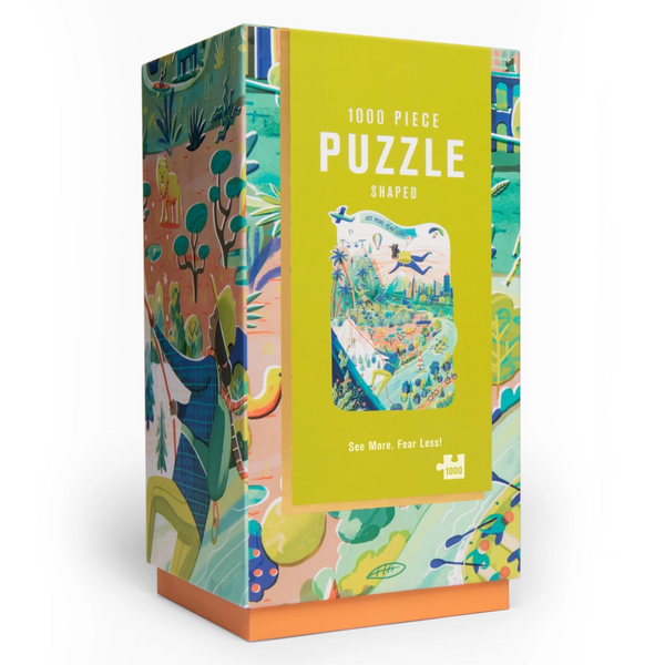 See More Fear Less Puzzle: 1000 Piece - Freshie & Zero Studio Shop