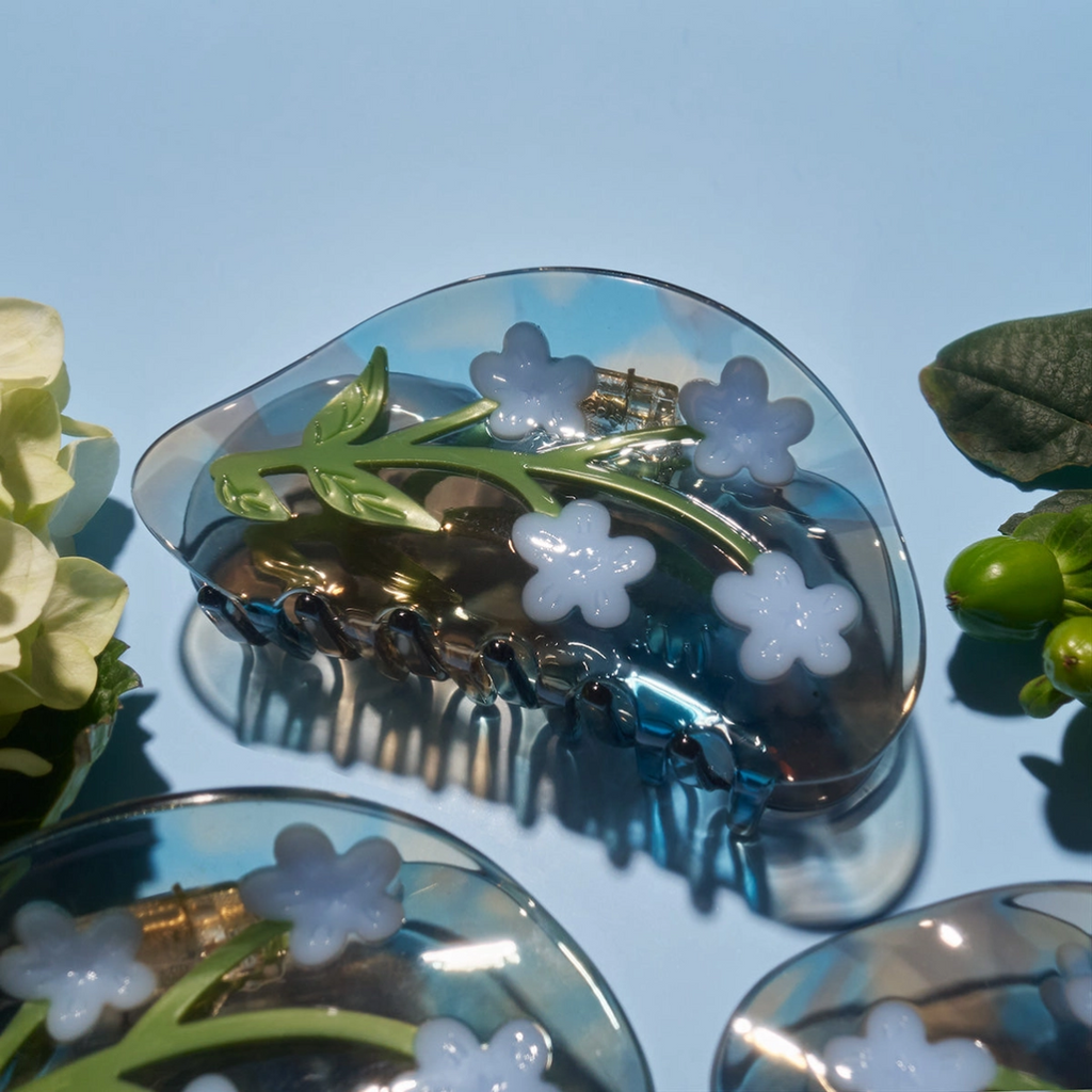 Forget-Me-Not Hair Claw by Winona Irene - Freshie & Zero Studio Shop