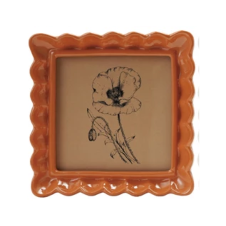 Resin Ruffled Photo Frame - Freshie & Zero Studio Shop
