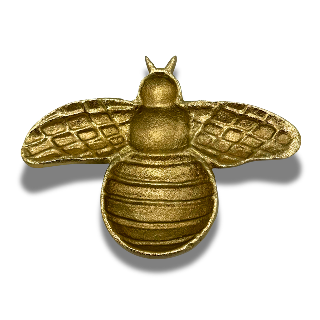 Gold Brass Bee Dish - Freshie & Zero Studio Shop
