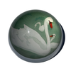 Swans Glass Dome Paperweight - Freshie & Zero Studio Shop