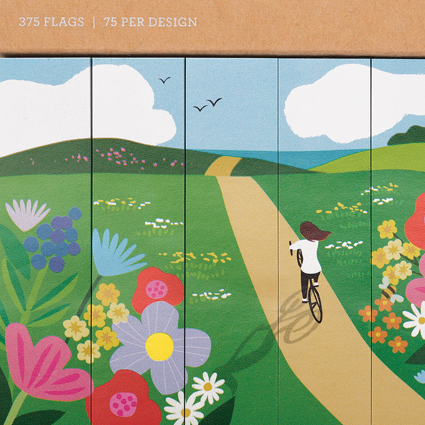 Bike Ride Page Flags - Freshie & Zero Studio Shop