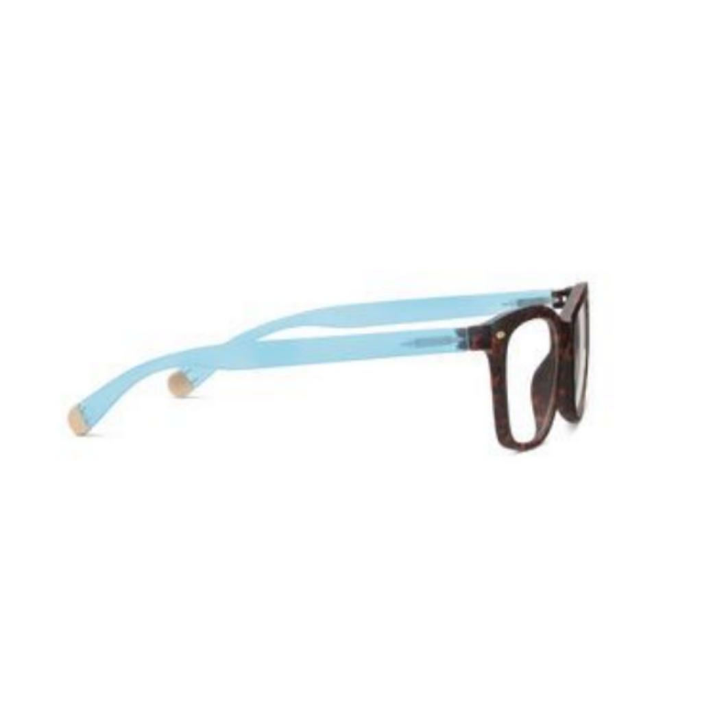 Peepers Reading Glasses: Sinclair Leopard Tort Blue - Freshie & Zero Studio Shop