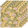 Clematis Block Print Napkins - Set of 4 - Freshie & Zero Studio Shop