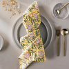 Clematis Block Print Napkins - Set of 4 - Freshie & Zero Studio Shop
