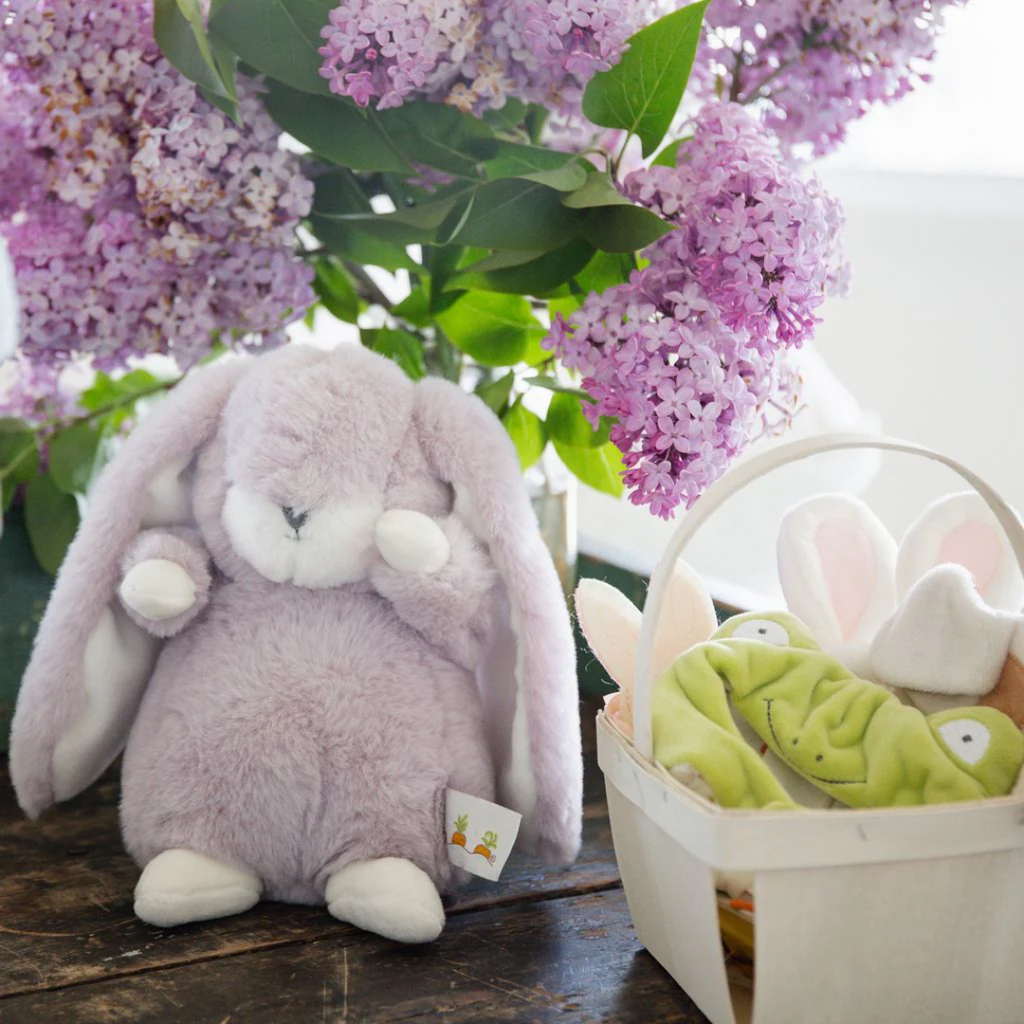 Tiny Nibble Bunny Plushie - Lilac Marble - Freshie & Zero Studio Shop