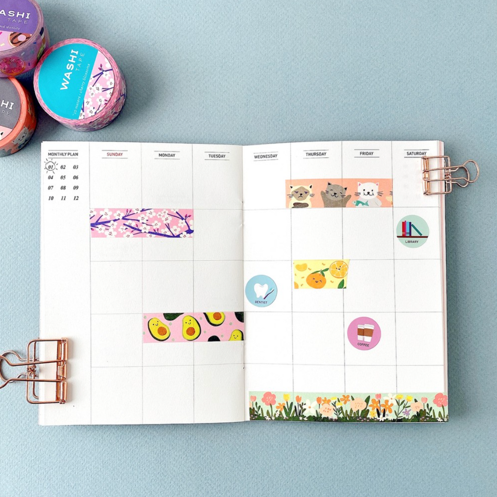 Washi Tape: Cute Cats - Freshie & Zero Studio Shop