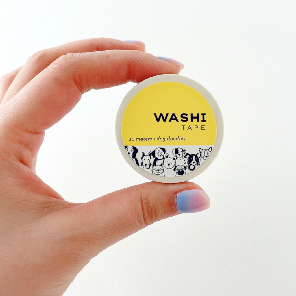 Washi Tape: Dog Doodles - Freshie & Zero Studio Shop
