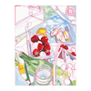 Anissa Riviere 11x14 Signed Art Print: California Picnic - Freshie & Zero Studio Shop