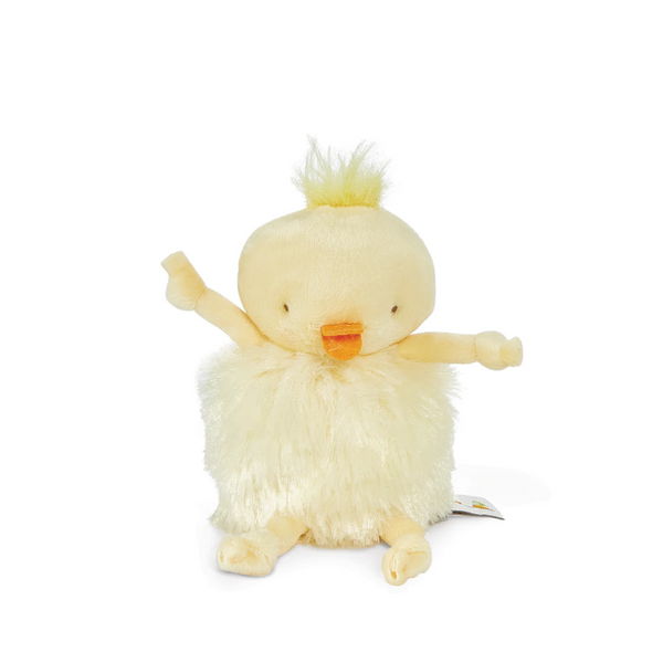 Roly Poly Peep - Yellow Chick Plushie - Freshie & Zero Studio Shop
