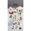 Midwinter Ski Lodge Sticker Sheet - Freshie & Zero Studio Shop