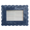 Marbled Scalloped Edge Resin Photo Frame - Freshie & Zero Studio Shop