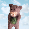 Hippo Finger Puppet - Freshie & Zero Studio Shop