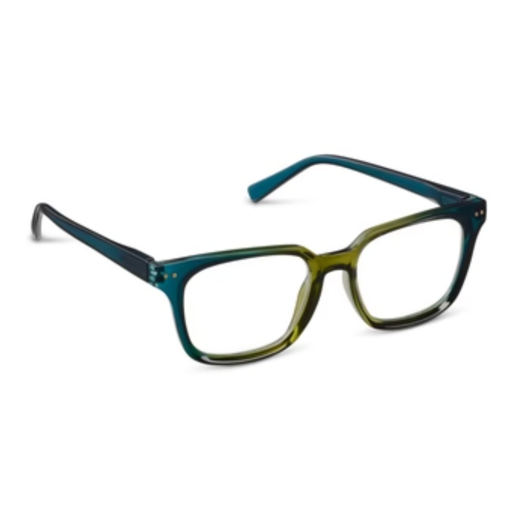 Peepers Reading Glasses: Tiki Green - Freshie & Zero Studio Shop