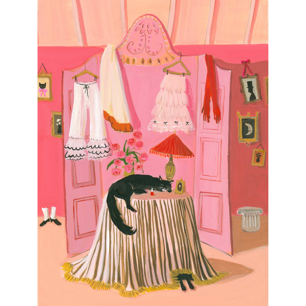 Janet Hill Art Print: Catnip - 8.5"x11" - Freshie & Zero Studio Shop