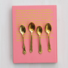 Assorted Embossed Brass Spoon - Freshie & Zero Studio Shop
