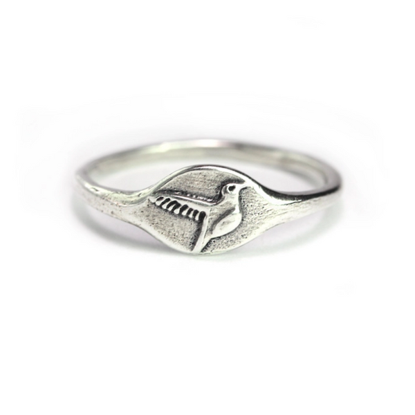 Hummingbird Sterling Silver Handmade Ring - Marmalade Jewelry - Freshie & Zero Studio Shop