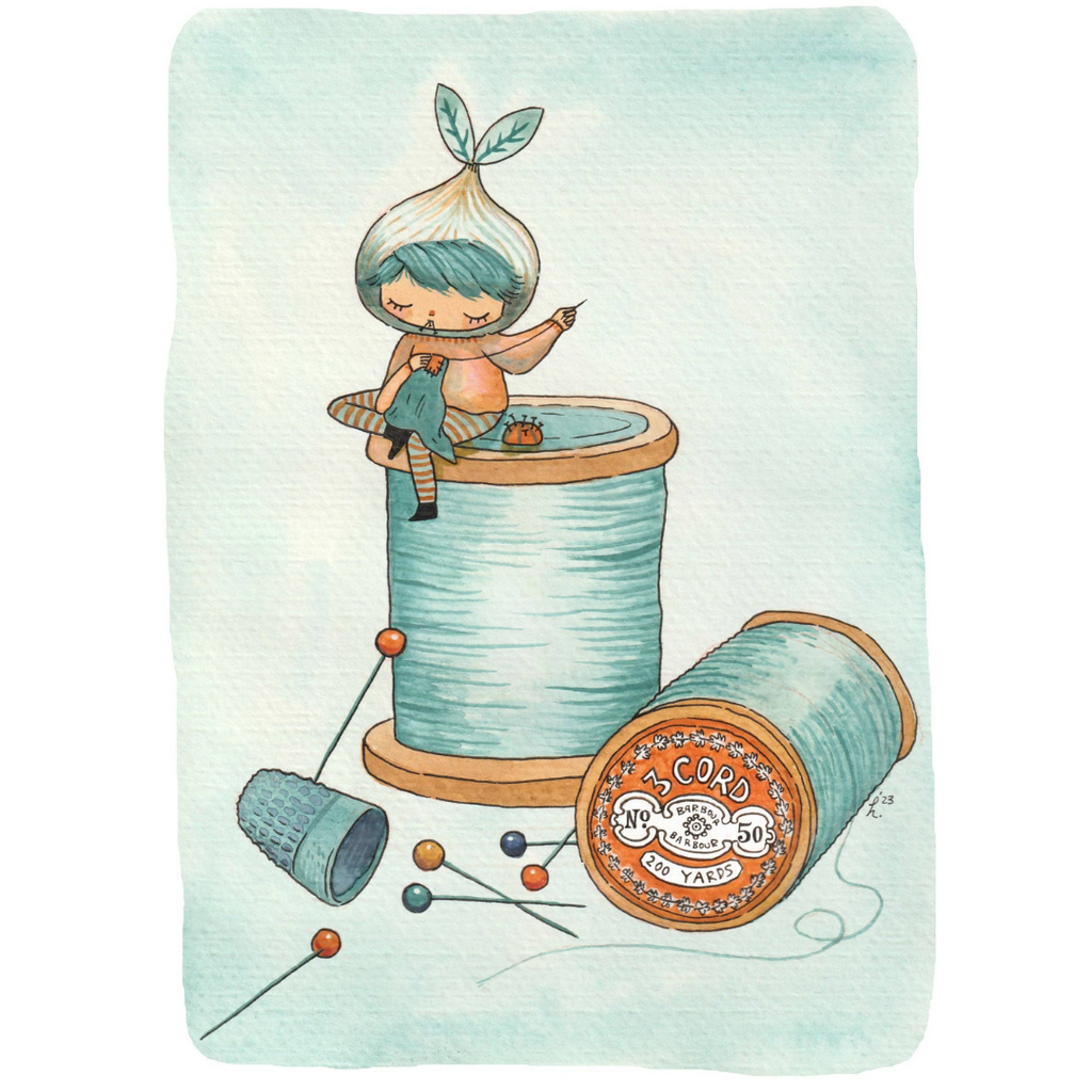 Making a Mend Mini Print - Freshie & Zero Studio Shop