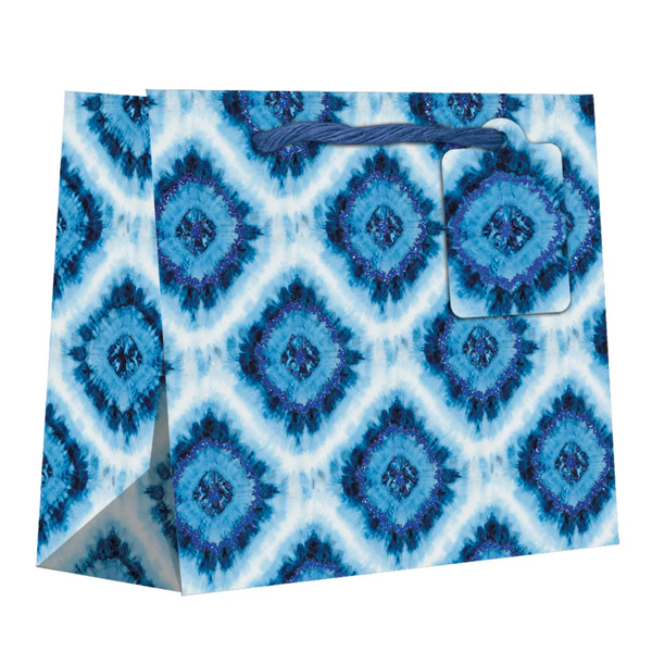 Blue Shibori Tie-Dye Gift Bag - Freshie & Zero Studio Shop