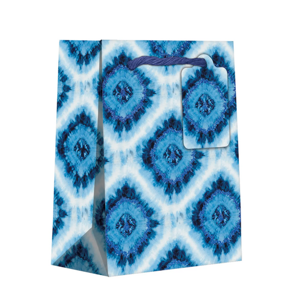 Blue Shibori Tie-Dye Gift Bag - Freshie & Zero Studio Shop