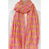 Cotton Scarf: Gesture Pink + Yellow - Freshie & Zero Studio Shop