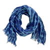Cotton Scarf: Totem Blue - Freshie & Zero Studio Shop