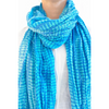 Cotton Scarf: Wall Aqua + Blue - Freshie & Zero Studio Shop
