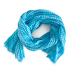 Cotton Scarf: Wall Aqua + Blue - Freshie & Zero Studio Shop