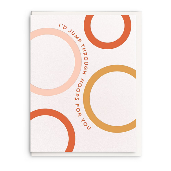 Jump Through Hoops Love Greeting Card - Freshie & Zero Studio Shop