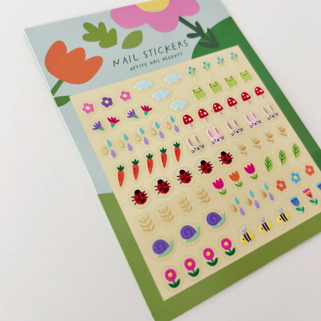 Garden Charms Nail Stickers - Freshie & Zero Studio Shop