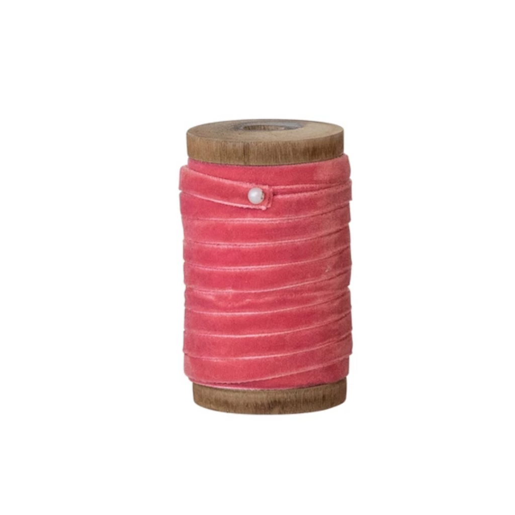 Luxury Velvet Ribbon | Shades of Pink | 10 Yards - Freshie & Zero Studio Shop