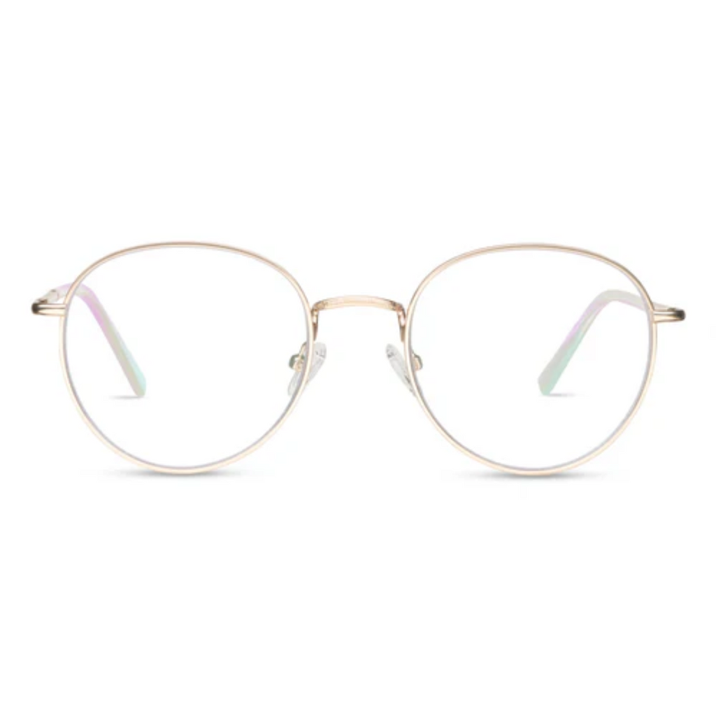 Peepers Reading Glasses: Classified/Gold - Freshie & Zero Studio Shop