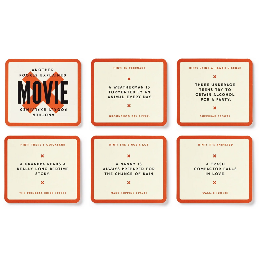 Poorly Explained Movies Game - Freshie & Zero Studio Shop